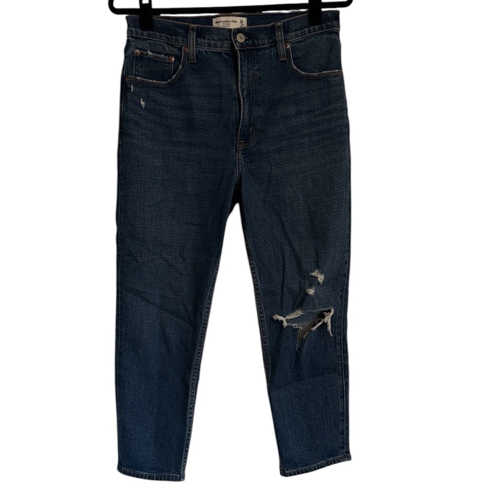 Abercrombie and Fitch The Mom High Rise Jeans X-Short Length